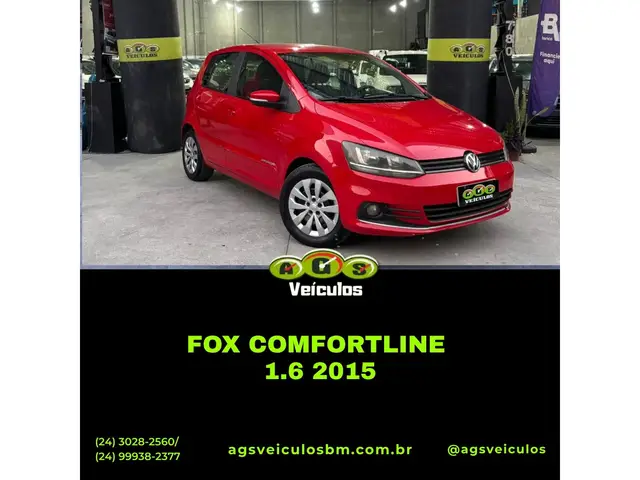 Carro Volkswagen Fox 2015 Comfortline 1.6 MSI (Flex)