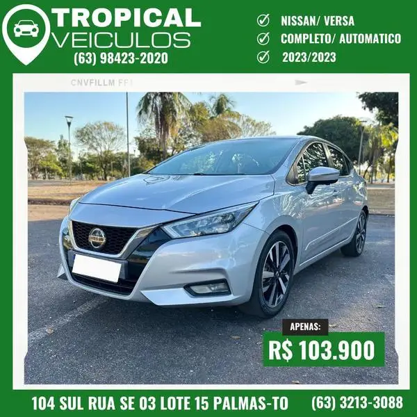 Carro Nissan Versa 2023 Advance 1.6 (Flex) (Aut)