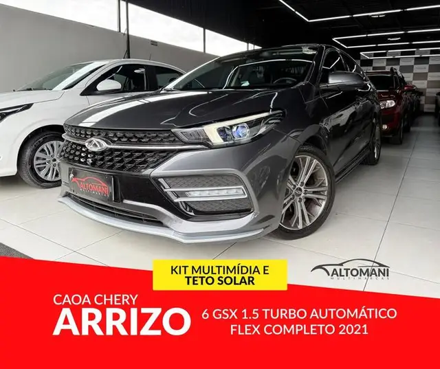 Carro CAOA Chery Arrizo 6 2021 1.5 GSX Turbo Flex (Aut)