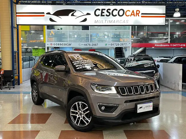 Carro Jeep Compass 2019 2.0 Sport 4x2 (Aut) (Flex)