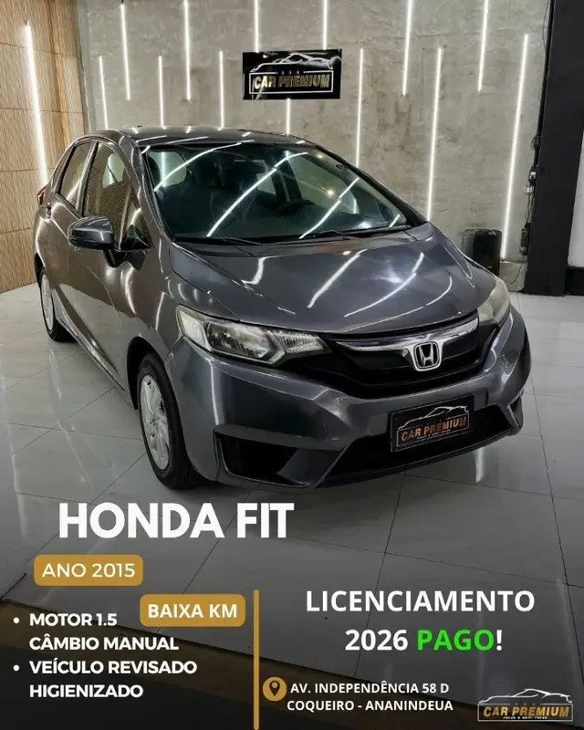 Carro Honda Fit 2015 1.5 16v LX (Flex)