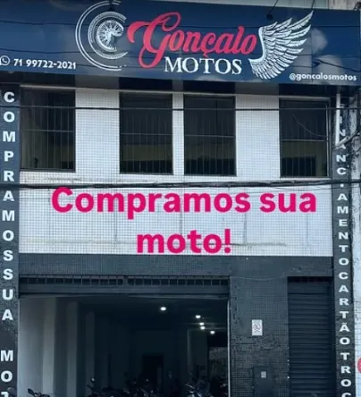 Fachada da loja GONCALO MOTOS - Salvador - BA