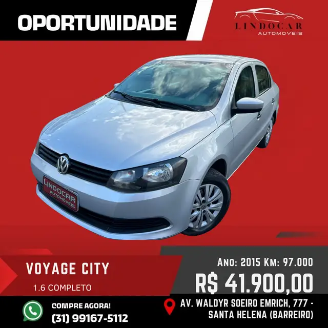 Carro Volkswagen Voyage 2015 1.6 VHT (Flex)