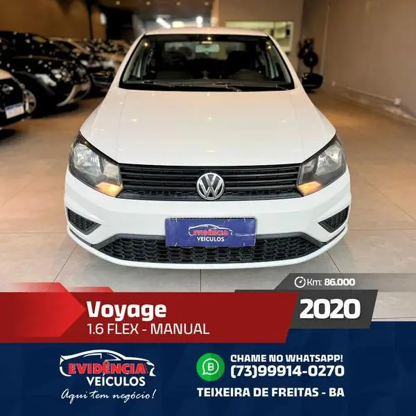 Carro Volkswagen Voyage 2020 1.6 MSI 8V (Flex)