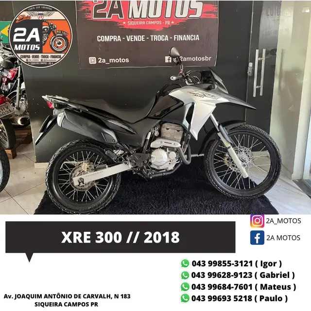 Moto Honda XRE 300 2018 (ABS) (Flex)