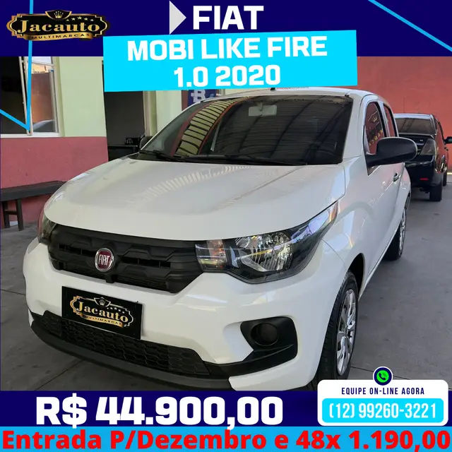 Carro Fiat Mobi 2020 Like 1.0