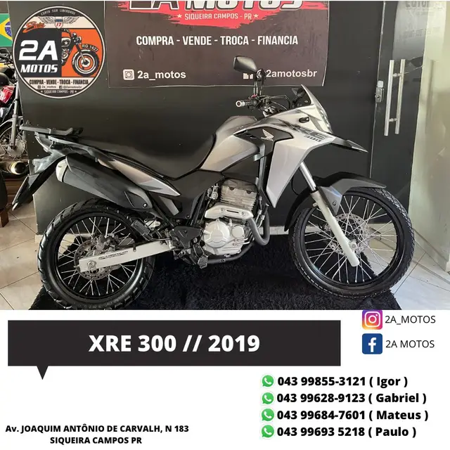 Moto Honda XRE 300 2019 (ABS) (Flex)
