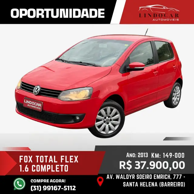 Carro Volkswagen Fox 2013 1.6 VHT (Flex)