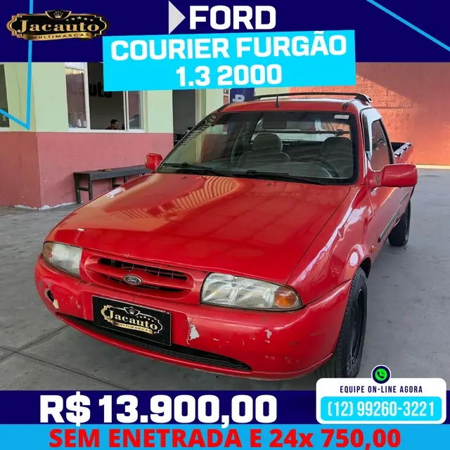 Carro Ford Courier 2000 1.3 Mpi (Cab Simples)