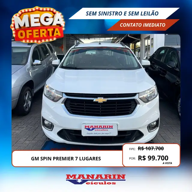 Carro Chevrolet Spin 2024 Premier 1.8 (Aut.)