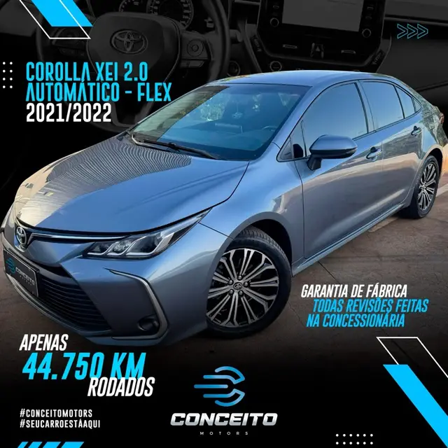 Carro Toyota Corolla 2022 XEi 2.0 Flex 16V Aut.