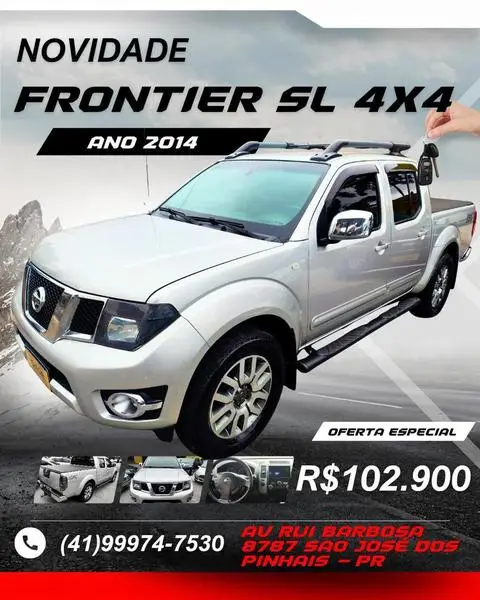 Carro Nissan Frontier 2014 2.5 TD CD 4x2 SV Attack