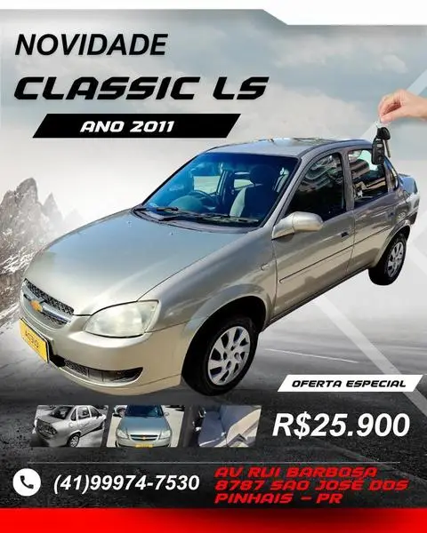 Carro Chevrolet Classic 2011 LS VHC E 1.0 (Flex)