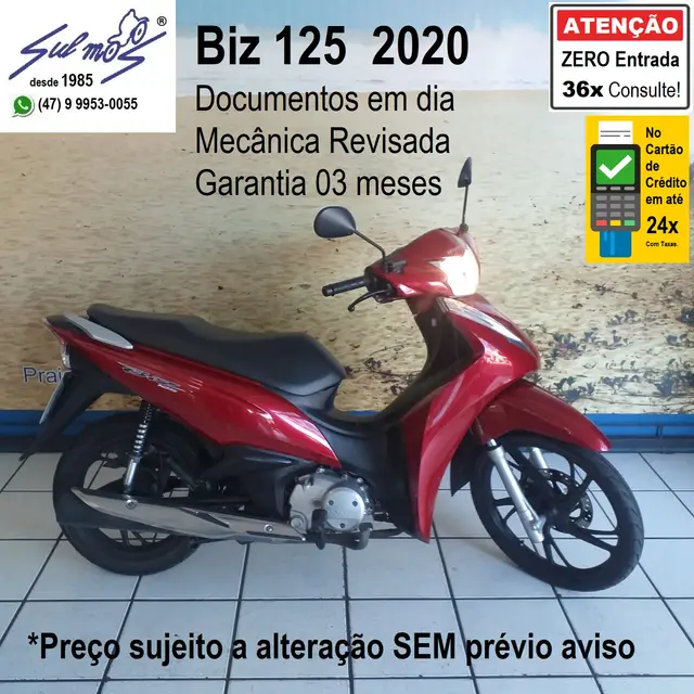Moto Honda Biz 125i 2020 Flex