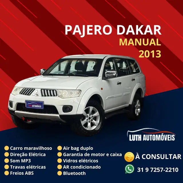 Carro Mitsubishi Pajero Dakar 2013 3.2 4WD (Aut)