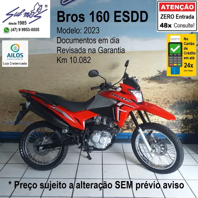 Moto Honda NXR 160 2023 Bros ESDD