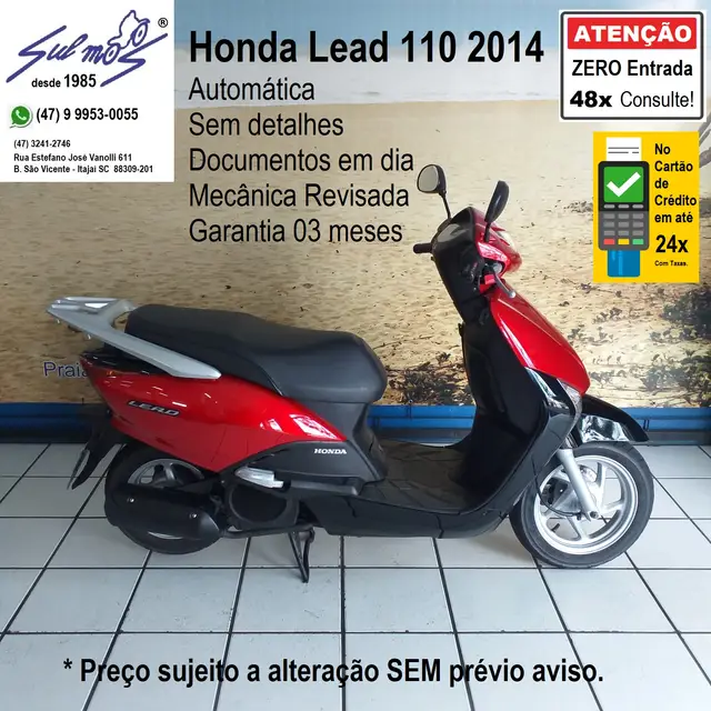 Moto Honda LEAD 2014 110