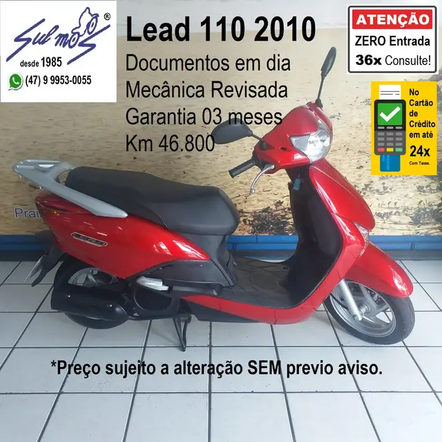 Moto Honda LEAD 2010 110