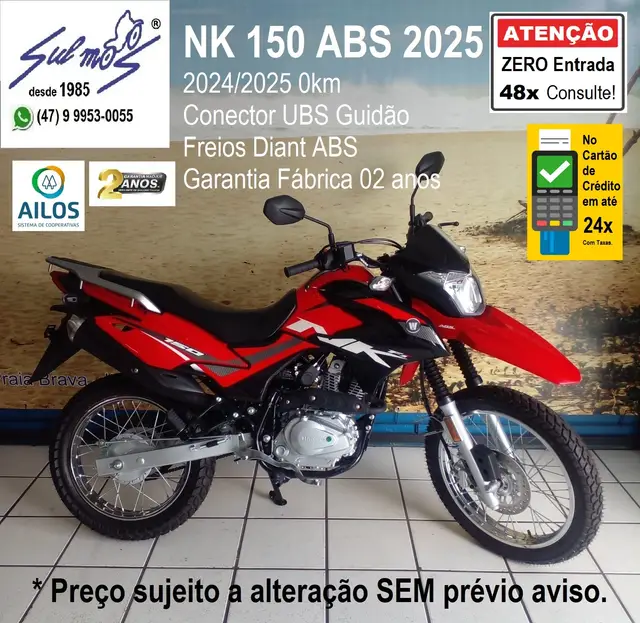 Moto Haojue NK 150 2025 ABS