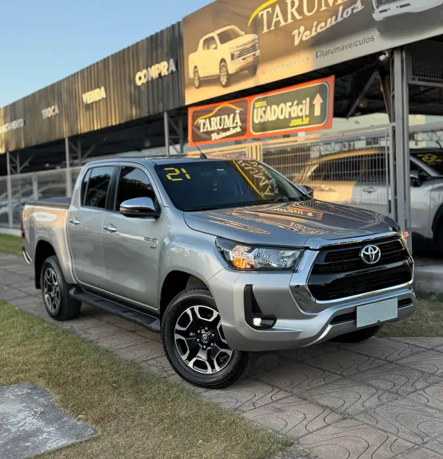 Carro Toyota Hilux Cabine Dupla 2021 SRV 2.7 CD 4x4 (Flex) (Aut)