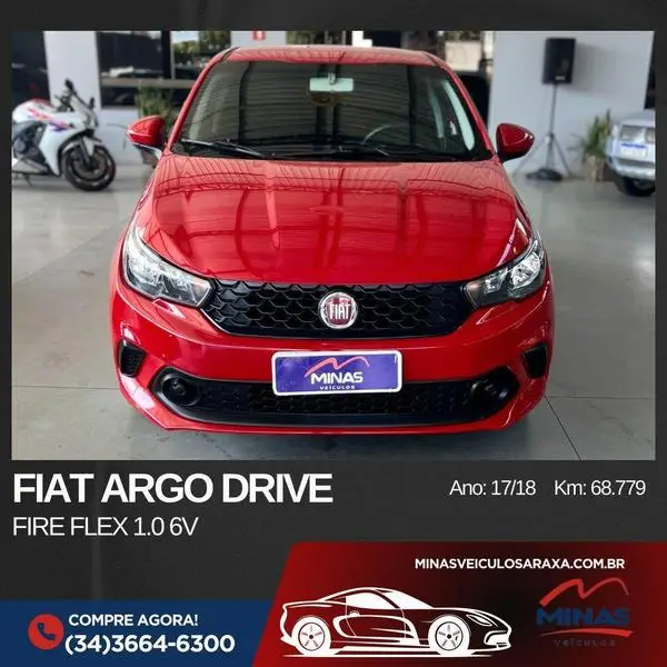 Carro Fiat Argo 2018 1.0 (Flex)