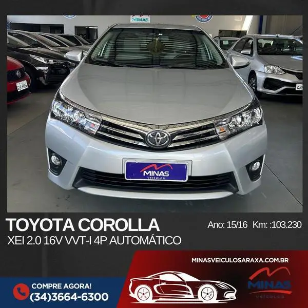 Carro Toyota Corolla 2016 2.0 XEi Multi-Drive S (Flex)