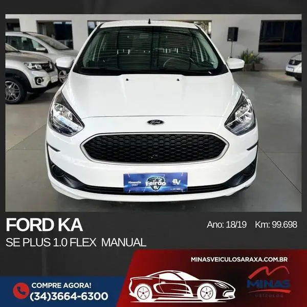 Carro Ford Ka 2019 1.0 S (Flex)