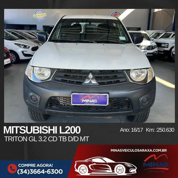 Carro Mitsubishi L200 Triton 2017 GLS 3.2 CD TB Int.Diesel Mec