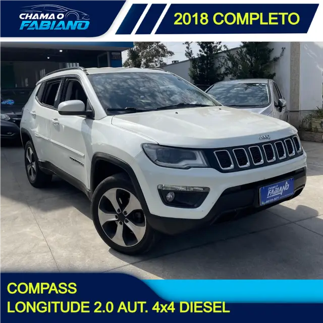 Carro Jeep Compass 2018 2.0 Longitude 4x4 Diesel