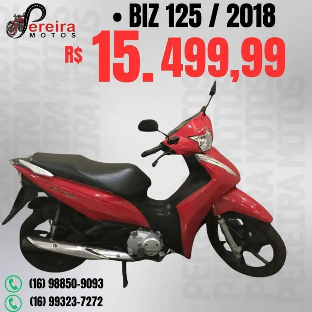 Moto Honda Biz 125i 2018 Flex