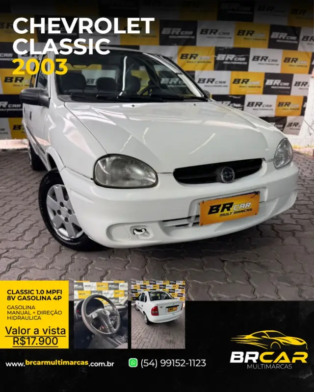Carro Chevrolet Classic 2003 Corsa Sedan  1.0 MPFi