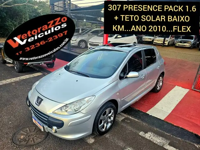 Carro Peugeot 307 2010 Hatch. Presence Pack 1.6 16V (flex)