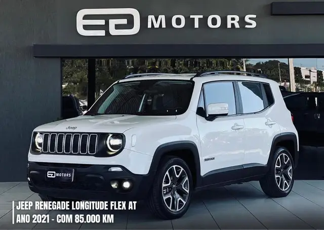 Carro Jeep Renegade 2021 Longitude 1.8 4x2 (Aut) (Flex)