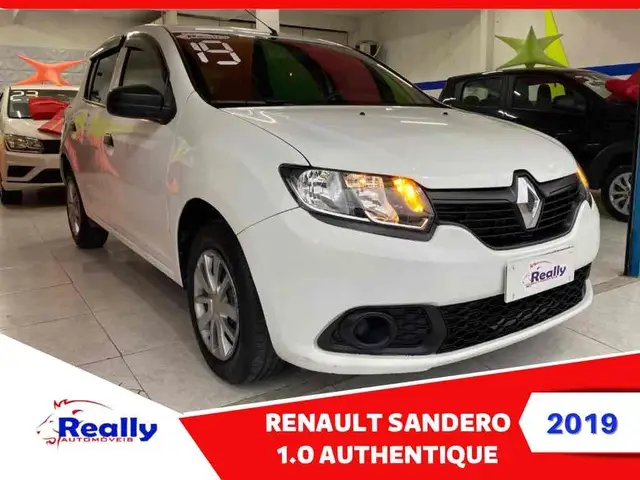 Carro Renault Sandero 2019 Authentique 1.0 12V SCe (Flex)