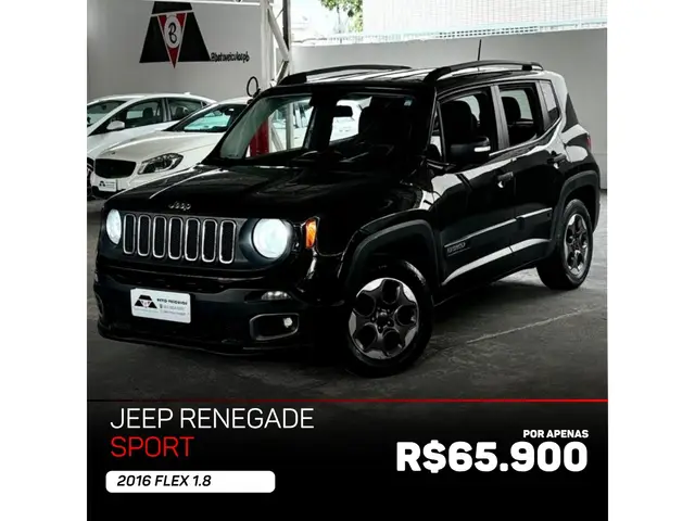 Carro Jeep Renegade 2016 Sport 1.8 4x2 (Aut) (Flex)
