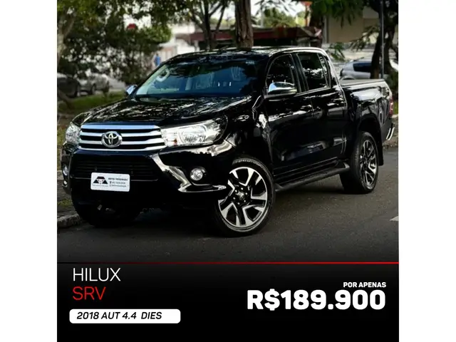 Carro Toyota Hilux Cabine Dupla 2018 Hilux 2.8 TDI SRV CD 4x4 (Aut)