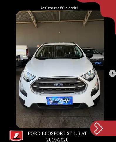 Carro Ford EcoSport 2020 SE Direct 1.5 (Aut) PCD