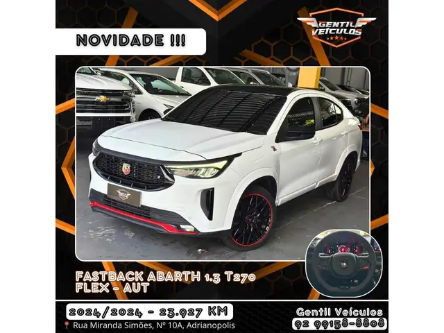 Carro Fiat Fastback 2024 ABARTH Turbo Flex 1.3 Aut.