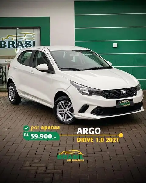 Carro Fiat Argo 2021 1.0 (Flex)