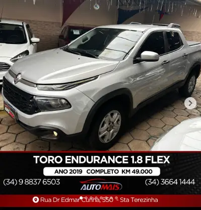 Carro Fiat Toro 2019 Endurance 1.8 AT6 FLEX (Aut)
