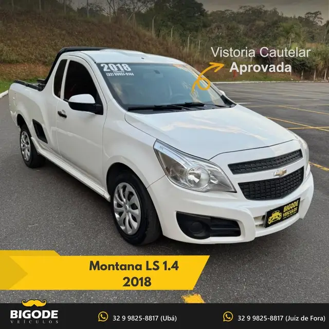 Carro Chevrolet Montana 2018 LS 1.4 (Flex)