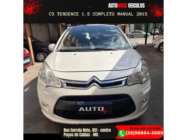 Carro Citroën C3 2015 Tendance 1.5 8V (Flex)