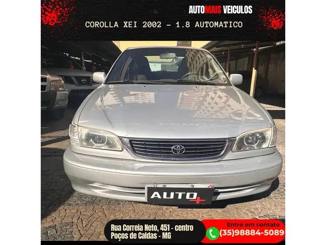 Carro Toyota Corolla 2002 Sedan XEi 1.8 16V (aut)