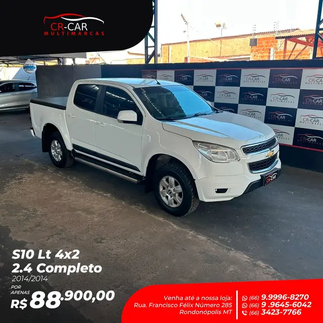 Carro Chevrolet S10 Cabine Dupla 2014 S10 2.4 LT 4x2 (Cab Dupla) (Flex)