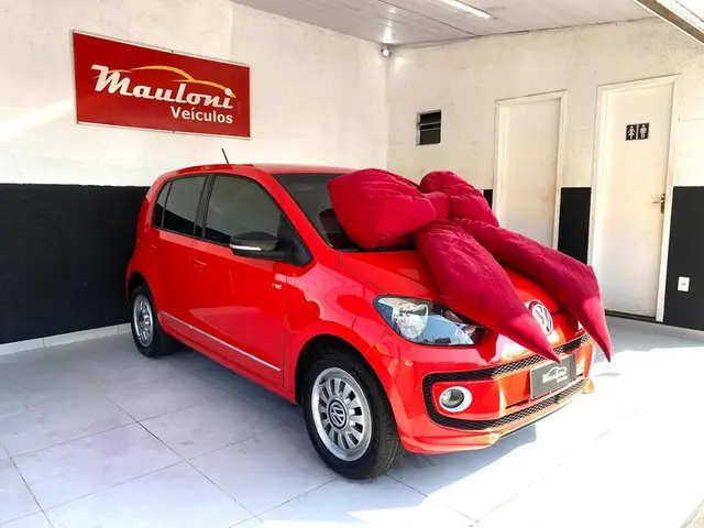 Carro Volkswagen Up! 2014 UP black/white/red 1.0 T. Flex