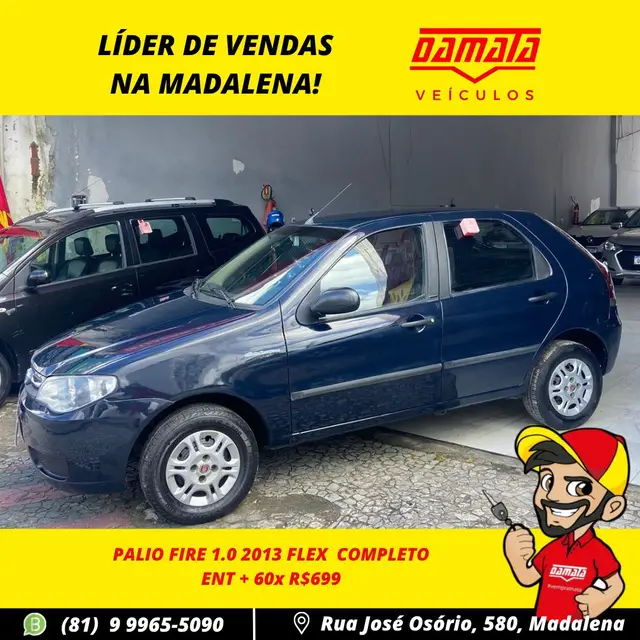 Carro Fiat Palio 2013 Fire 1.0 8V (Flex) 4p