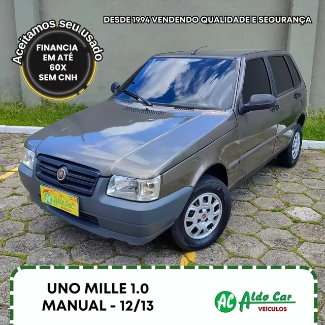 Carro Fiat Uno Mille 2013 Fire Economy 1.0 (Flex) 4p