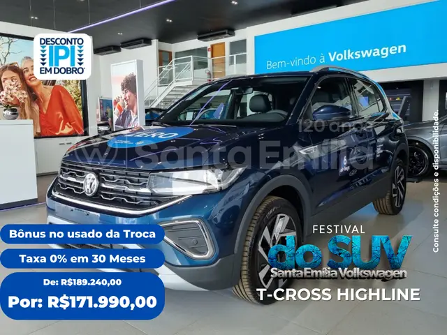 Carro Volkswagen T-Cross 2026 Highline