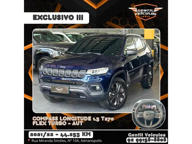 Carro Jeep Compass 2022 Longitude 2.0 TD350 4x4 (Aut)