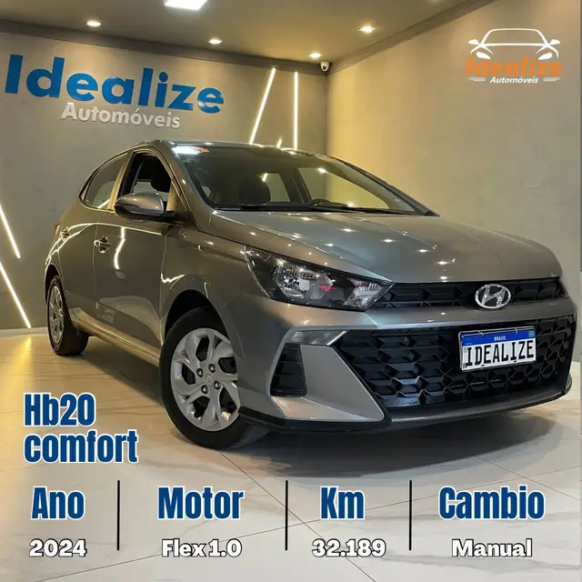 Carro Hyundai HB20 2024 Comfort 1.0 (Flex)